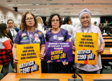 CUT Bahia participa de Audiência Pública pela ratificação da Convenção 190 da OIT