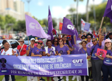 Marcha das Mulheres em Salvador.