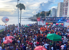 Salvador: 1º de maio teve 5 toneladas de alimentos arrecadados pelas centrais