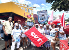 CUT Bahia leva pautas da classe trabalhadora à festa de Yemanjá no Rio Vermelho