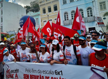 CUT Bahia participa da Lavagem do Bonfim e reafirma luta por direitos e democracia