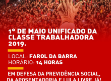 PRIMEIRO DE MAIO SERÁ COM RESISTÊNCIA