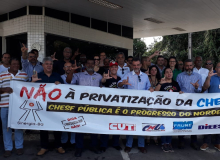 CUT Bahia e Sinergia fortalecem o Dia Nacional de Luta Contra a Privatização