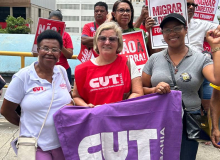 CUT Bahia participa de ato da Jornada Continental em defesa do direito de migrar