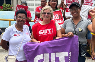 CUT Bahia participa de ato da Jornada Continental em defesa do direito de migrar