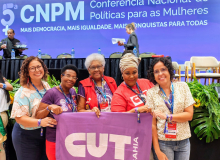 CUT marca presença na 5ª Conferência Nacional de Políticas para as Mulheres